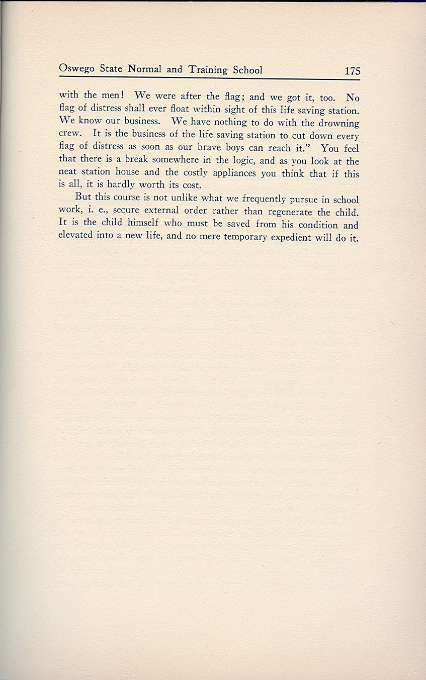 History of the First Half Century of the Oswego State Normal and Training School, 
Oswego, N.Y. - Page 182