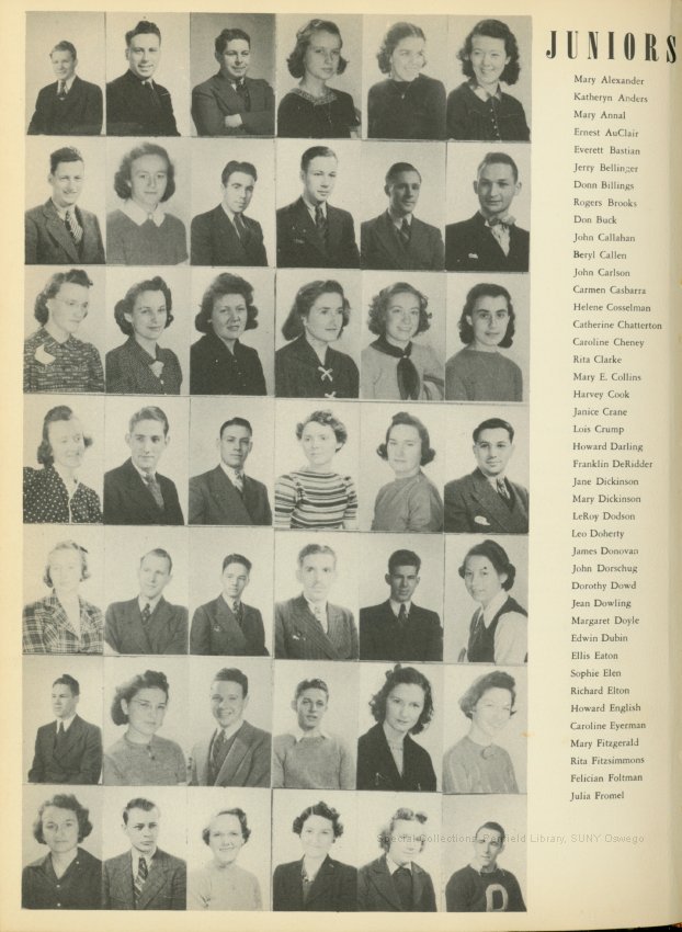 The Ontarian - Inside cover; aerial view of campus