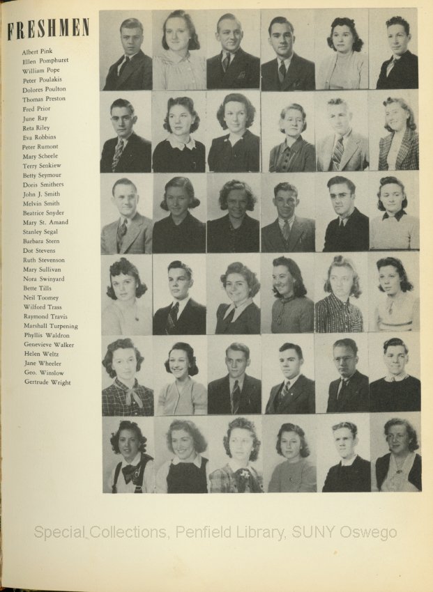 The Ontarian - Inside cover; aerial view of campus