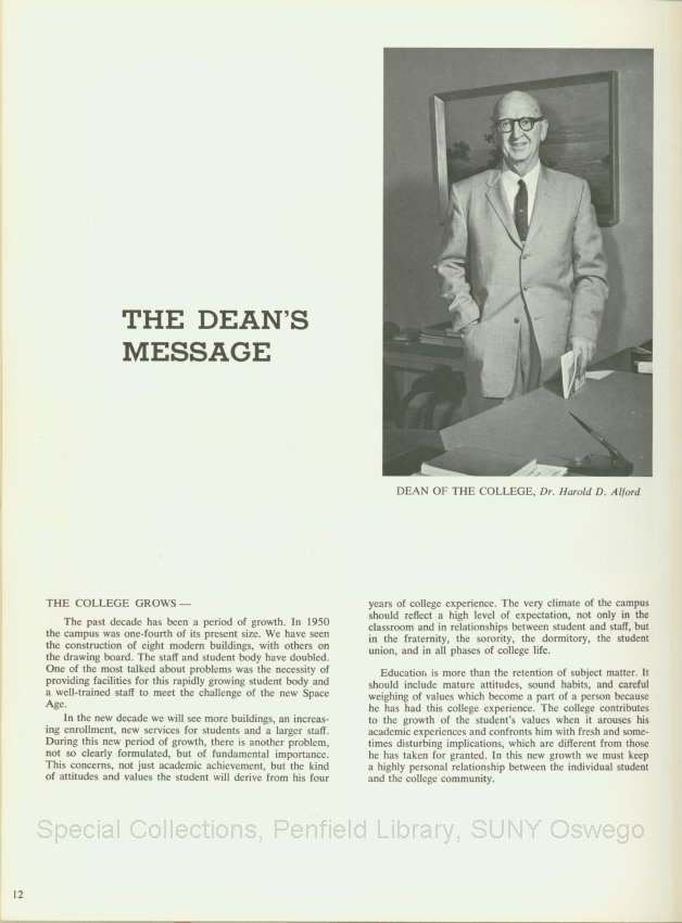 The Ontarian - 1960 Ontarian Front Cover