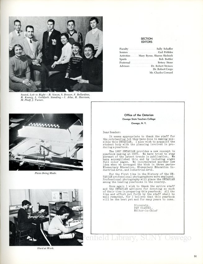 The Ontarian - 1957 Ontarian - front cover