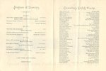 1892 Oswego State Normal and Training School Commencement Exercises program.