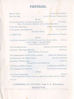 1898 Oswego State Normal and Training School Commencement Exercises program