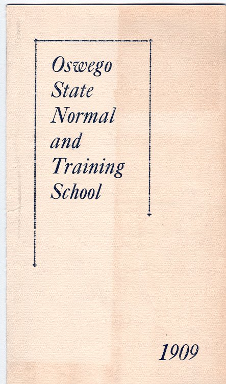 1909 Oswego State Normal & Training School Commencement program - June 1909 Commencement