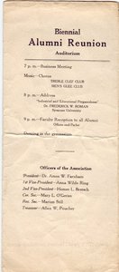 1916 Oswego State Normal &Training School Commencement program