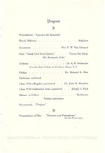 June 1930 Oswego State Normal School Graduation program