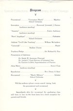 1935 Seventy-Fourth Oswego Normal School Commencement program