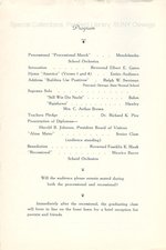 1937 Oswego State Normal School Commencement program