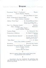 1939 Oswego State Normal School Commencement program