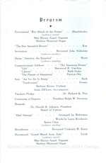 1944 Oswego State Teachers College Commencement + Baccalaureate programs