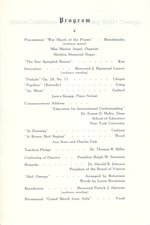 1946 Oswego State Teachers College Commencement + Baccalaureate programs
