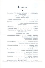 1947 Oswego State Teachers College Commencement + Baccalaureate programs