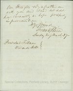President Pierce to Millard Fillmore.  March 27, 1853