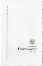1961 SUNY College of Education Commencement program