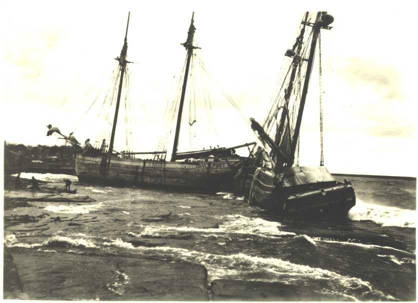 schooners Daniel G. Fort and B