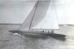 Five people in sailing vessel
