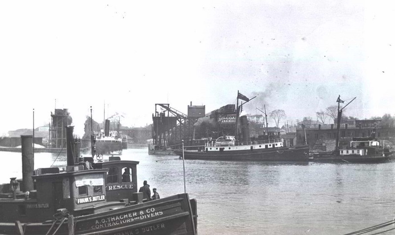 View of eastside docks, Oswego