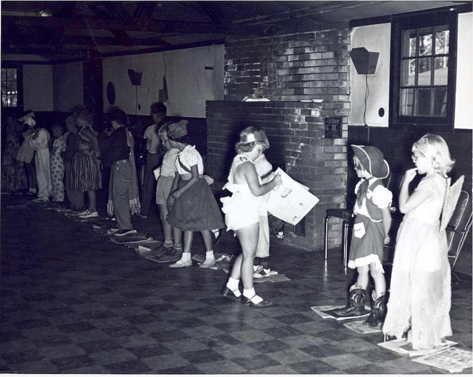 Children in costumes