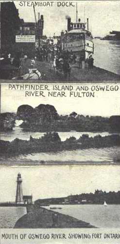 Oswego, NY - Postcard picture holder