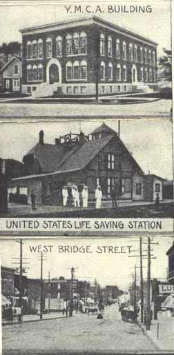 Oswego, NY - Postcard picture holder