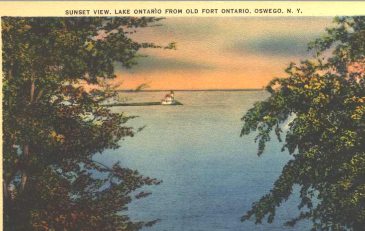 Sunset view, Lake Ontario from