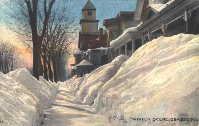 Winter Scene, Oswego, N.Y.
