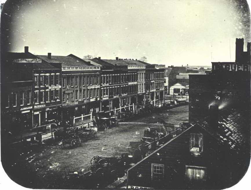 West First St., Oswego, 1848.