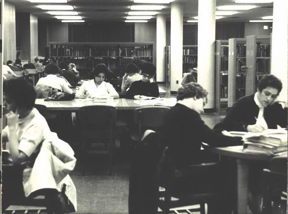 College Library in Rich Hall.