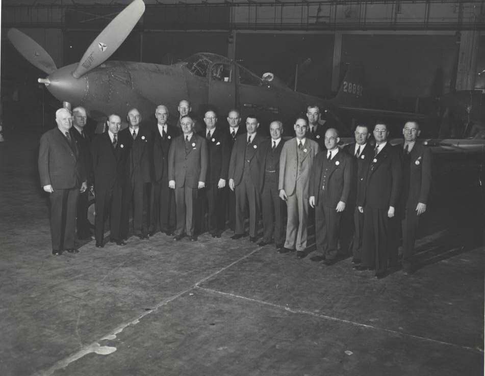 Group at Bell Aircraft Corp, Buffalo, New York