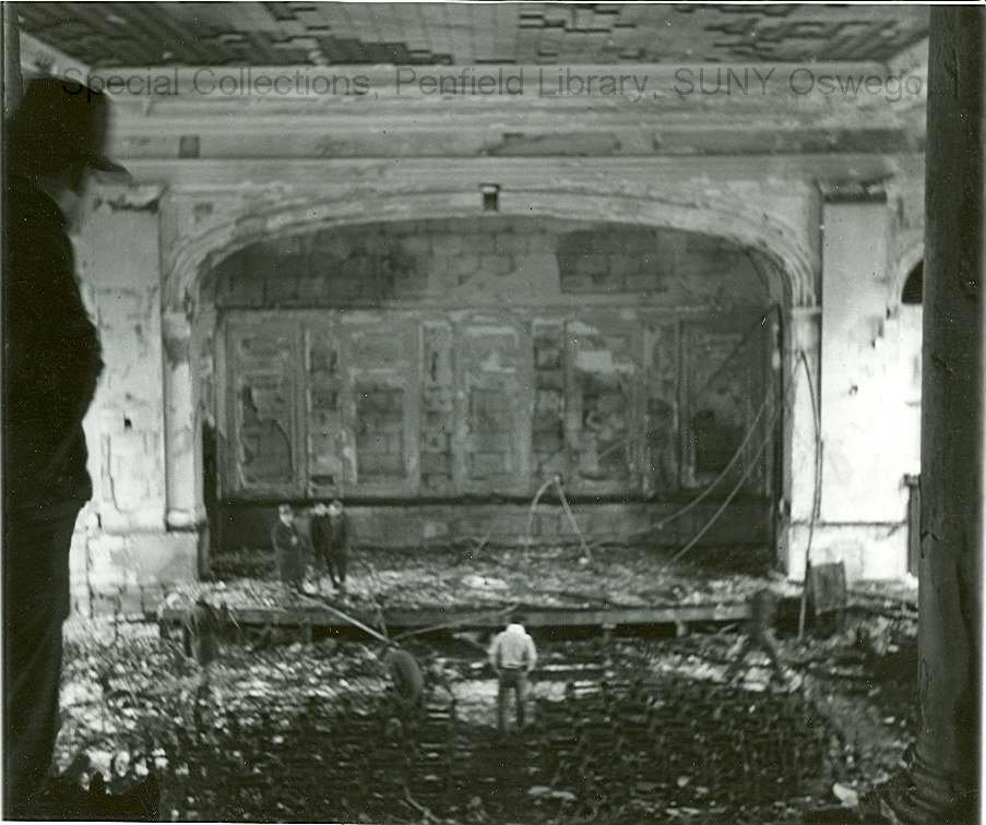 Auditorium after the fire