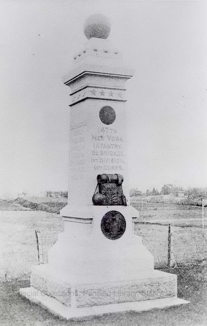 Monument for 147th NY Infantry