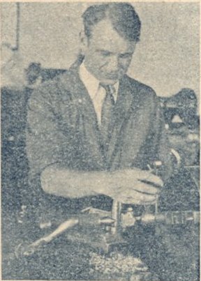 Industrial Arts Department Shops - Using a Loom