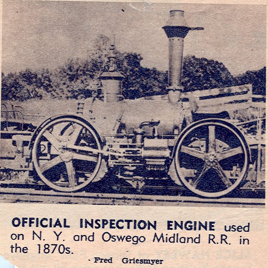 Official Inspection Engine / NY + Oswego Midland RR