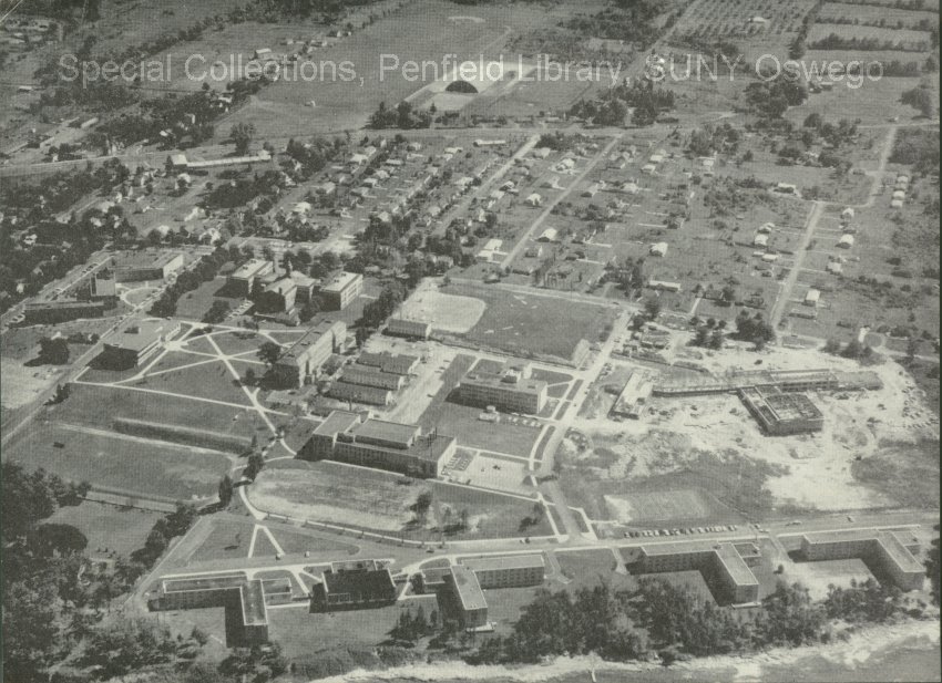 1962 aerial view SUNY College at Oswego