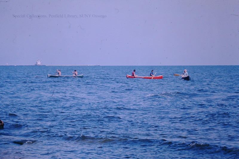 Lake Ontario - canoes