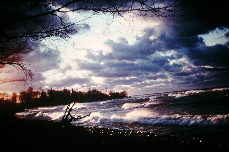 Lake Ontario shoreline - waves