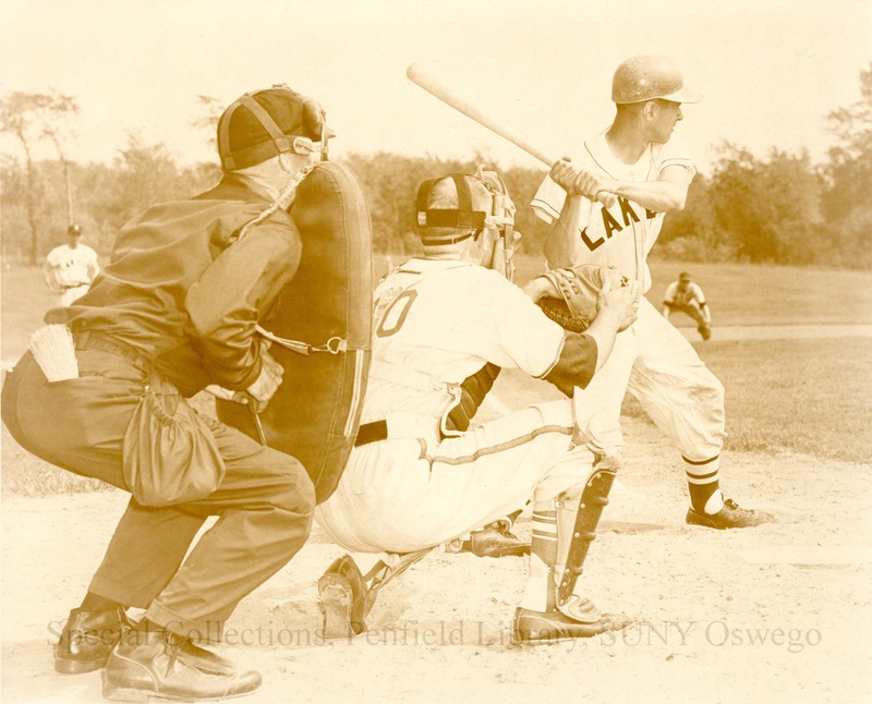 Baseball - 14-08  Sliding home.  Oswego / LeMoyne