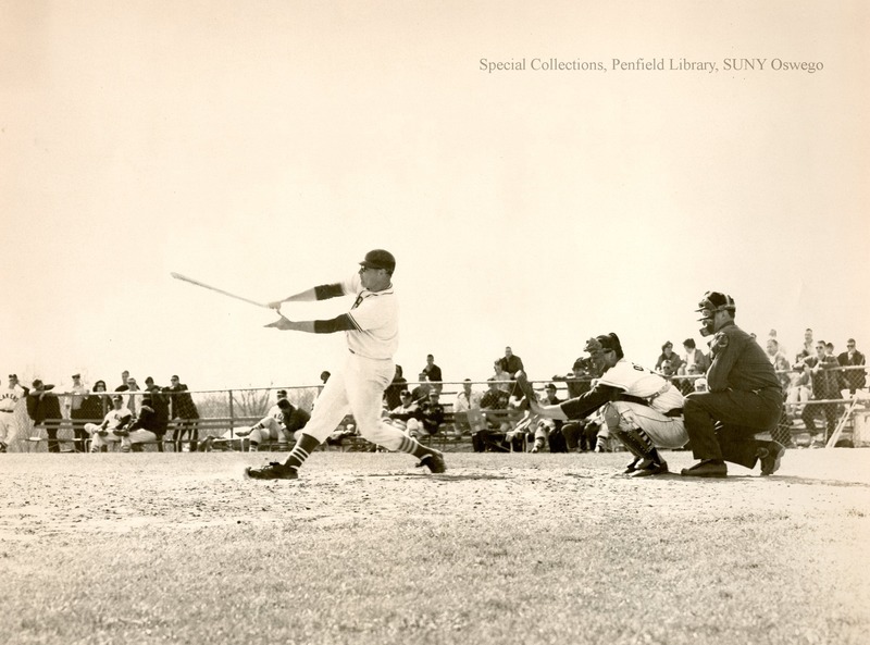 Baseball - 14-08  Sliding home.  Oswego / LeMoyne