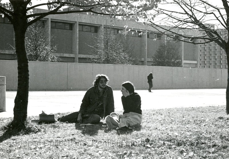 General Campus Views - 07-01  October 24, 1957.  College dorm