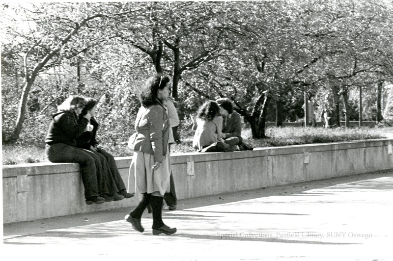 General Campus Views - 07-01  October 24, 1957.  College dorm