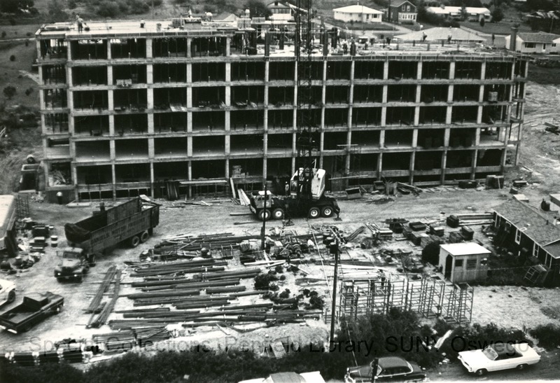 Hart Hall & Funnelle Hall - 10-08  Campus construction (Hart or Funnelle?)