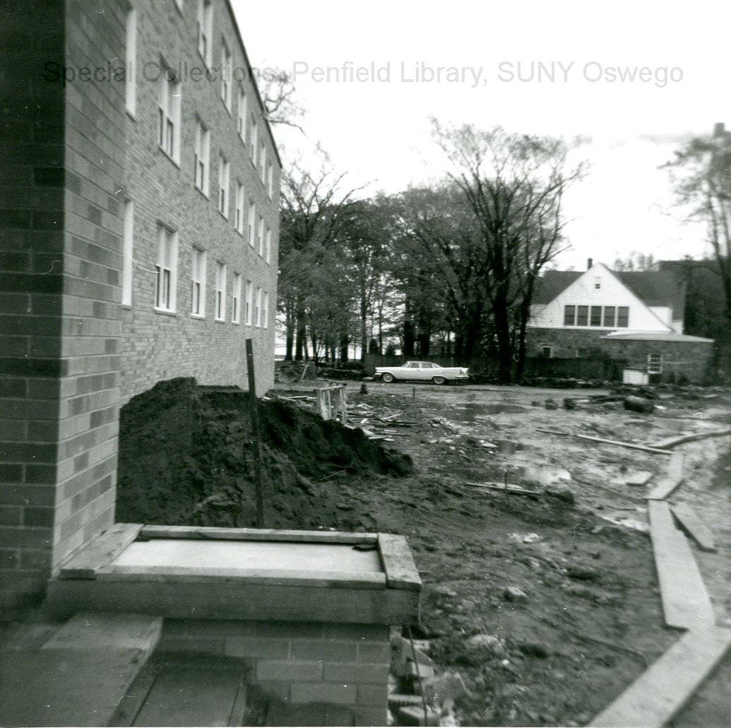 Johnson Hall - 10-12 (2)  Johnson Hall / moving van / 1959