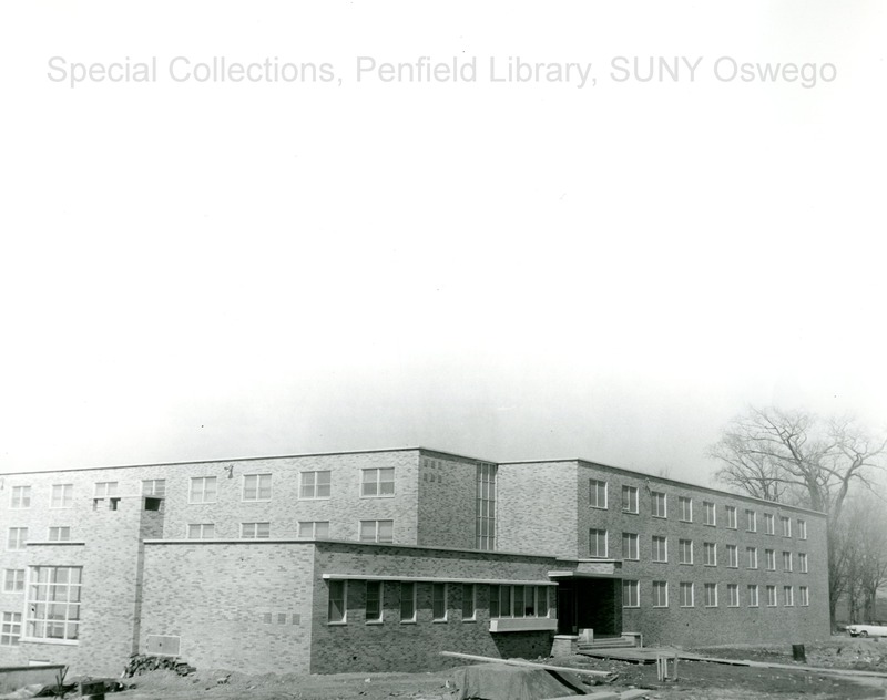 Johnson Hall - 10-12 (2)  Johnson Hall / moving van / 1959