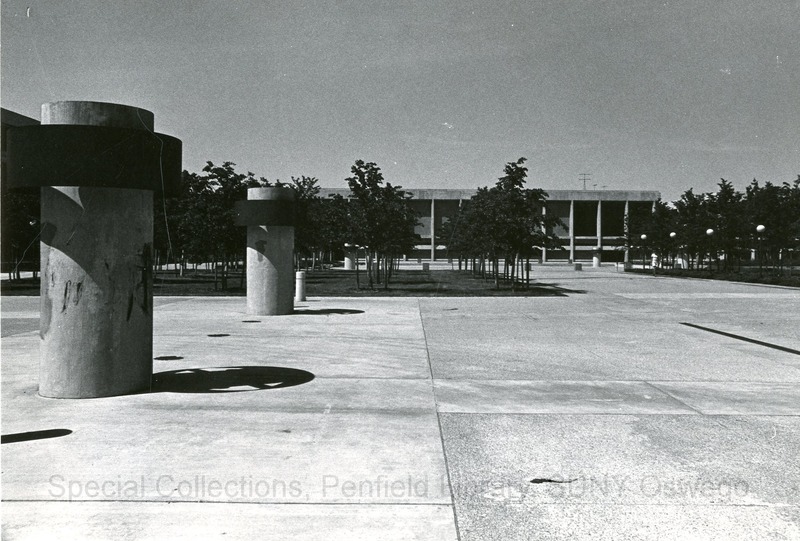 Lanigan Hall - 11-05  Lanigan Hall lecture hall under construction, 1966