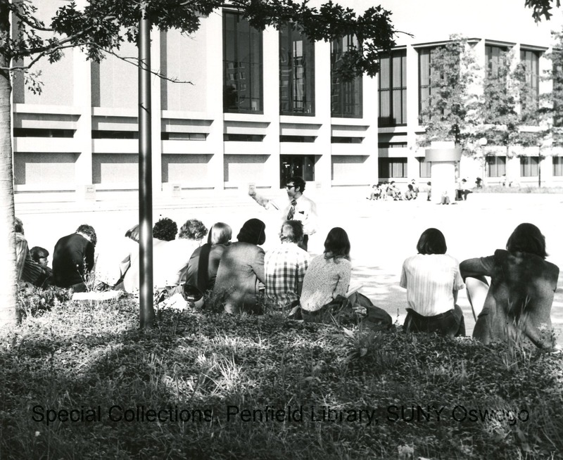 Lanigan Hall - 11-05  Lanigan Hall lecture hall under construction, 1966