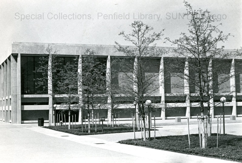 Lanigan Hall - 11-05  Lanigan Hall lecture hall under construction, 1966