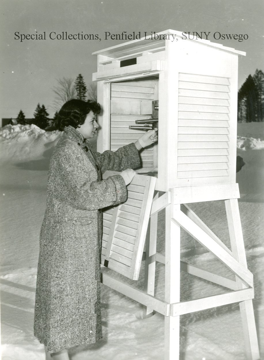 Science Department - 28-08b  Weather Station / 1956 / Science Department