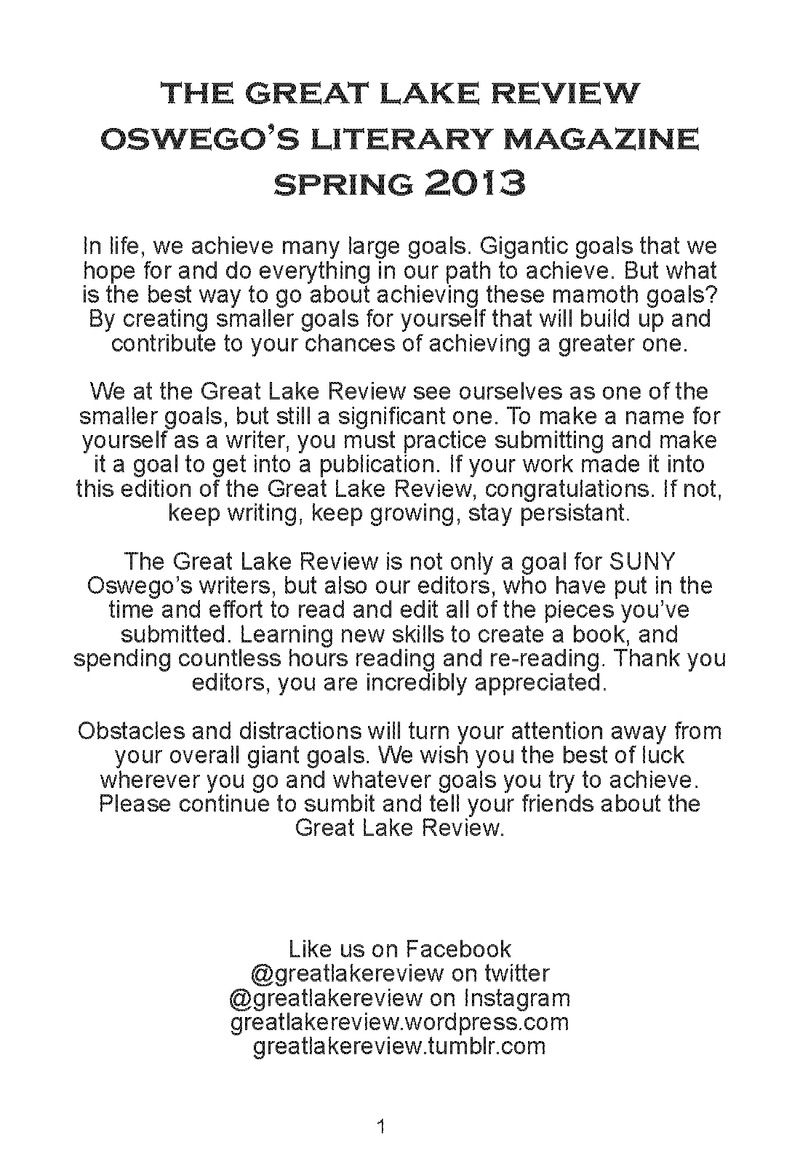 Great Lake Review - Spring 2013 - New 2