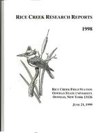 Rice Creek Research Reports, 1998