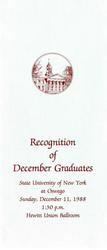 1988 - December - PM - Commencement - SUNY Oswego